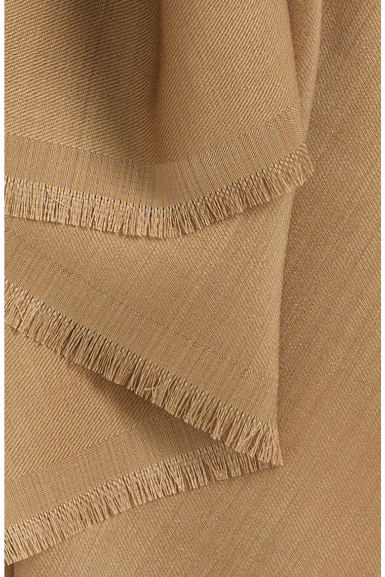 Mercerized Wool Fringe Scarf, Alternate, color, HAZEL