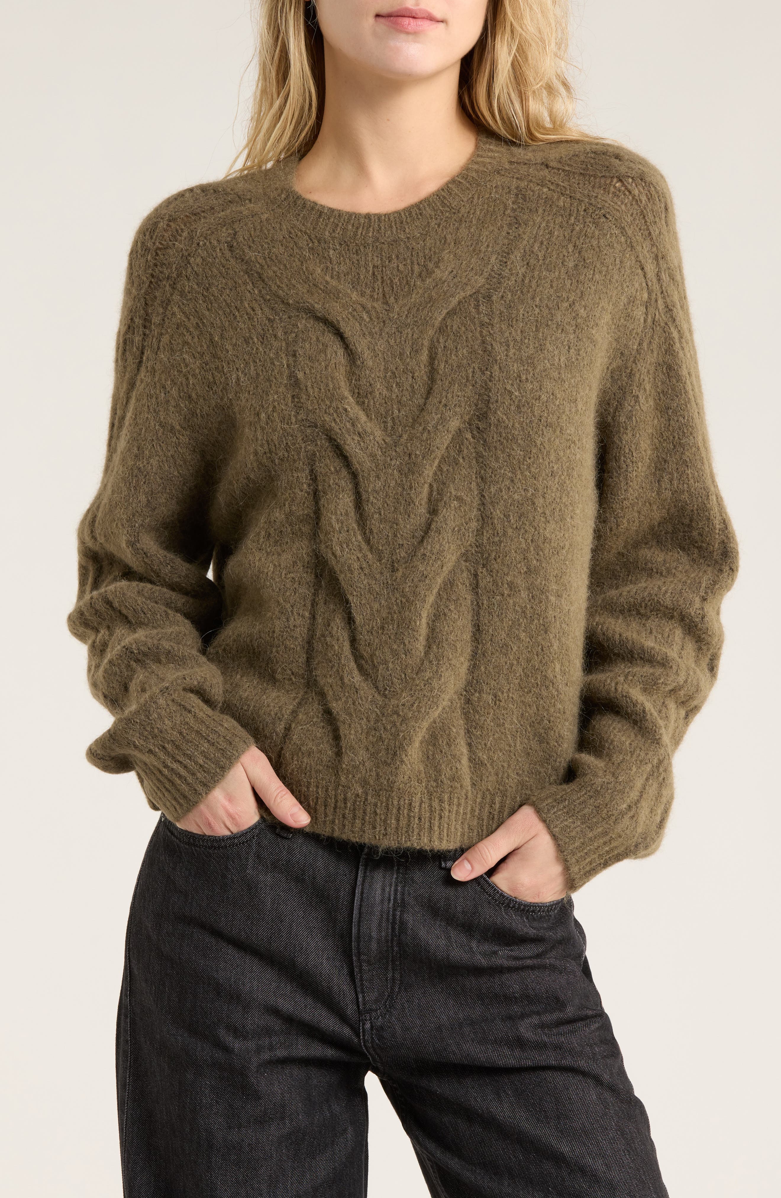 rag & bone Maia Cable Knit Sweater
