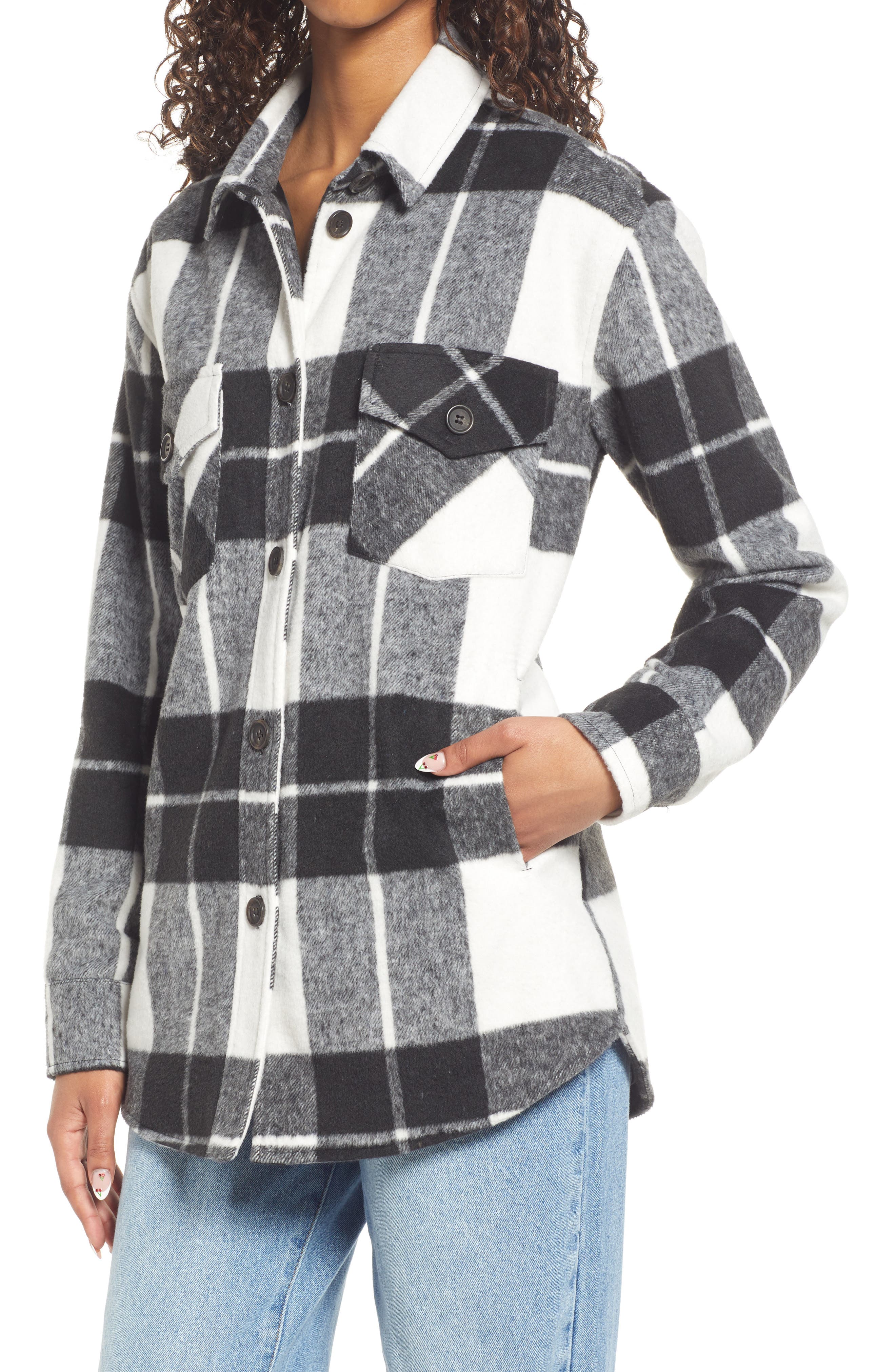 Thread & Supply Plaid Flannel Shacket | Nordstrom