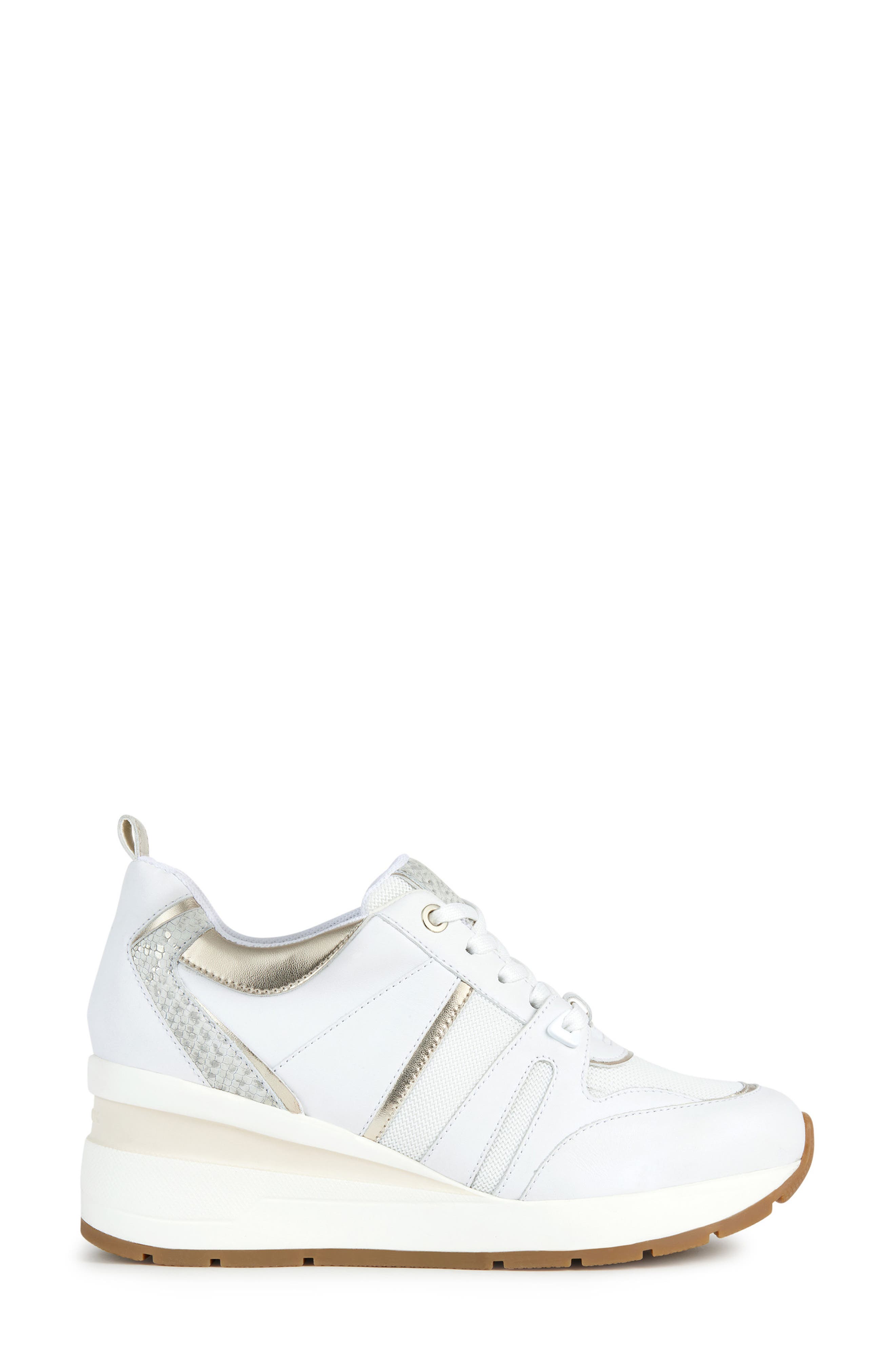 Geox Zosma Wedge Sneaker, Alternate, color, 