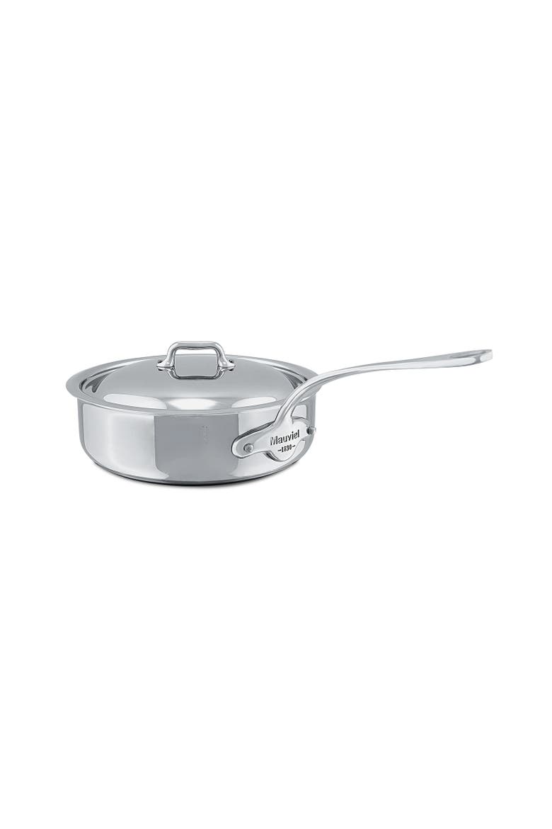 M'Cook 3.2 qt. Stainless Steel Saute Pan & Lid, Main, color, Silver