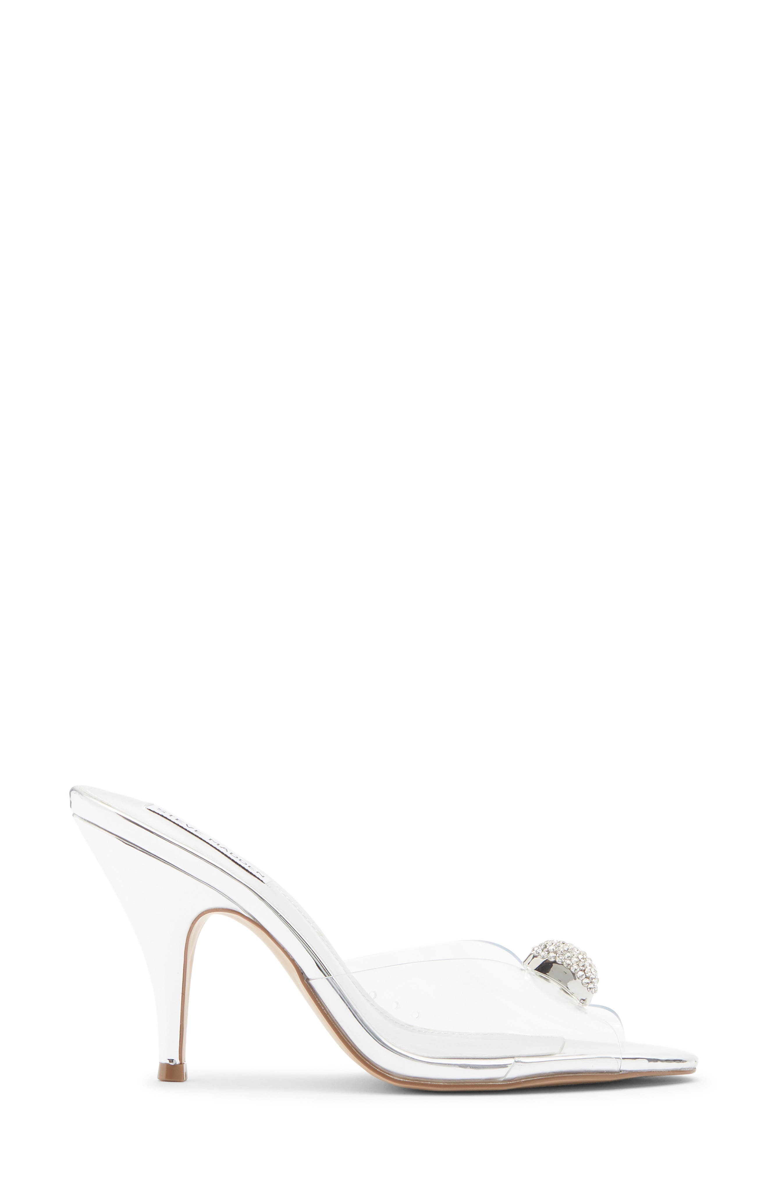 Steve Madden Tula Clear Slide Sandal, Alternate, color, Clear