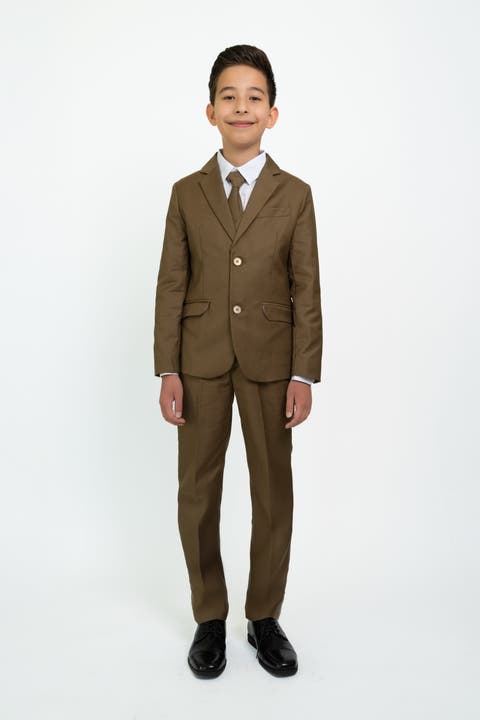 Kids' 007 5-Piece Slim Fit Suit (Baby, Toddler, Little Kid & Big Kid)