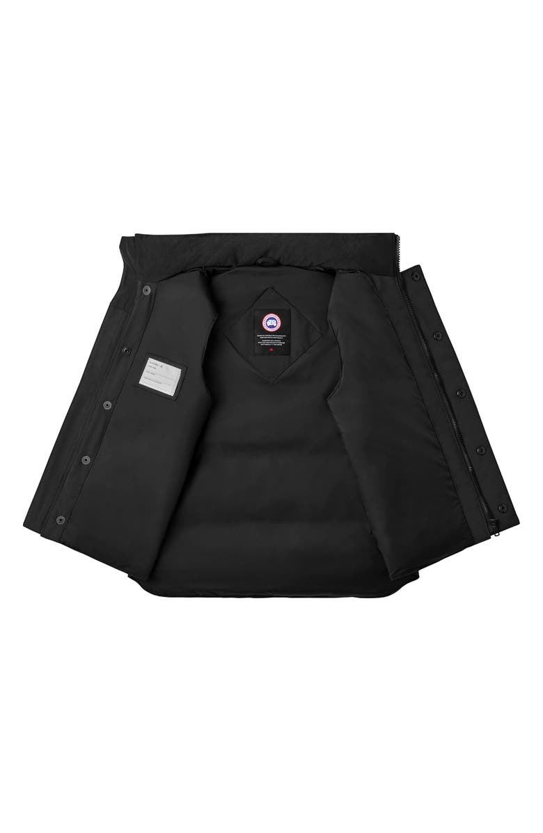 Canada Goose Kids' Vanier Down Vest, Alternate, color, Black - Noir