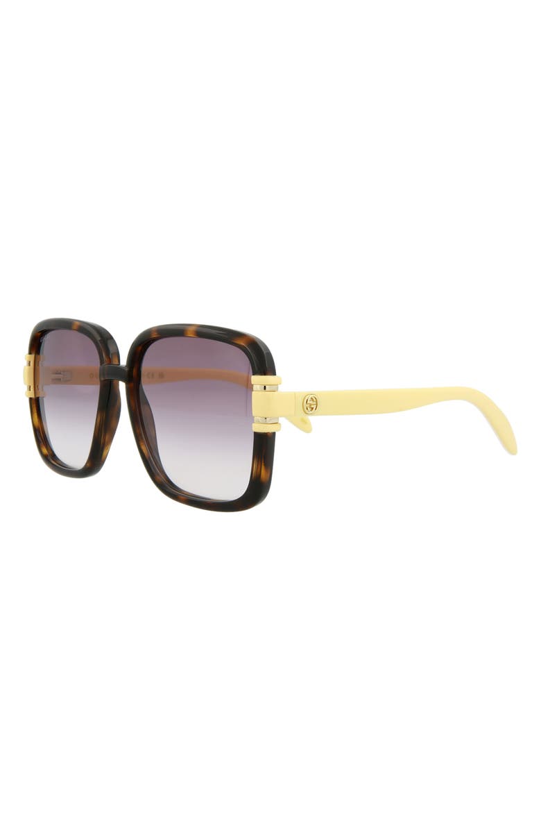 Gucci 59mm Square Sunglasses, Alternate, color,