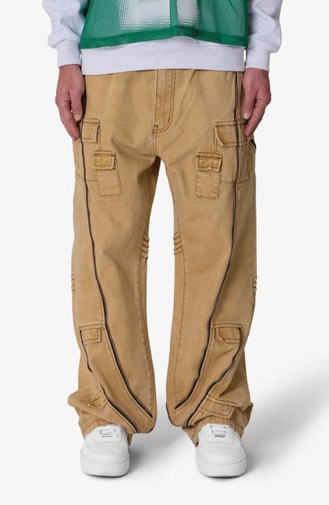 Grid Lock Ultra Baggy Cargo Jeans