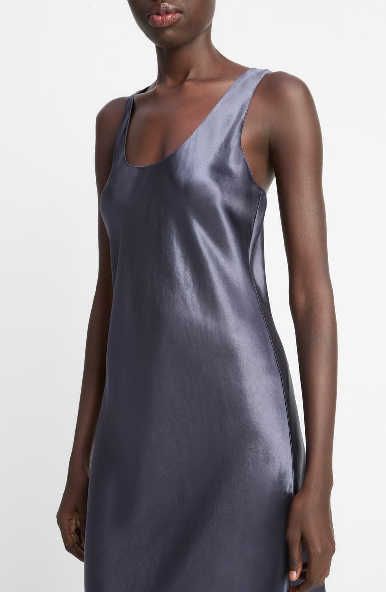 Vince Bias Cut Satin Slipdress, Alternate, color, Night Lake