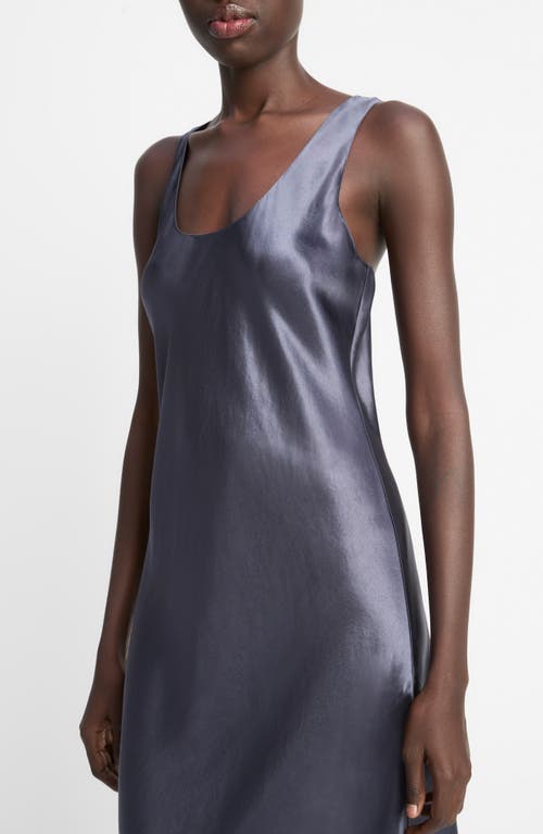 Vince Bias Tank Dress In Night Lake In Night Lake