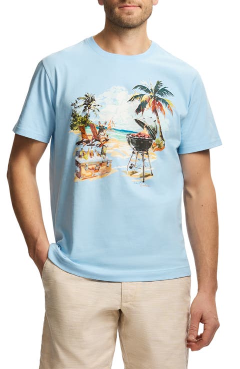 Summer BBQ Knit Graphic T-Shirt