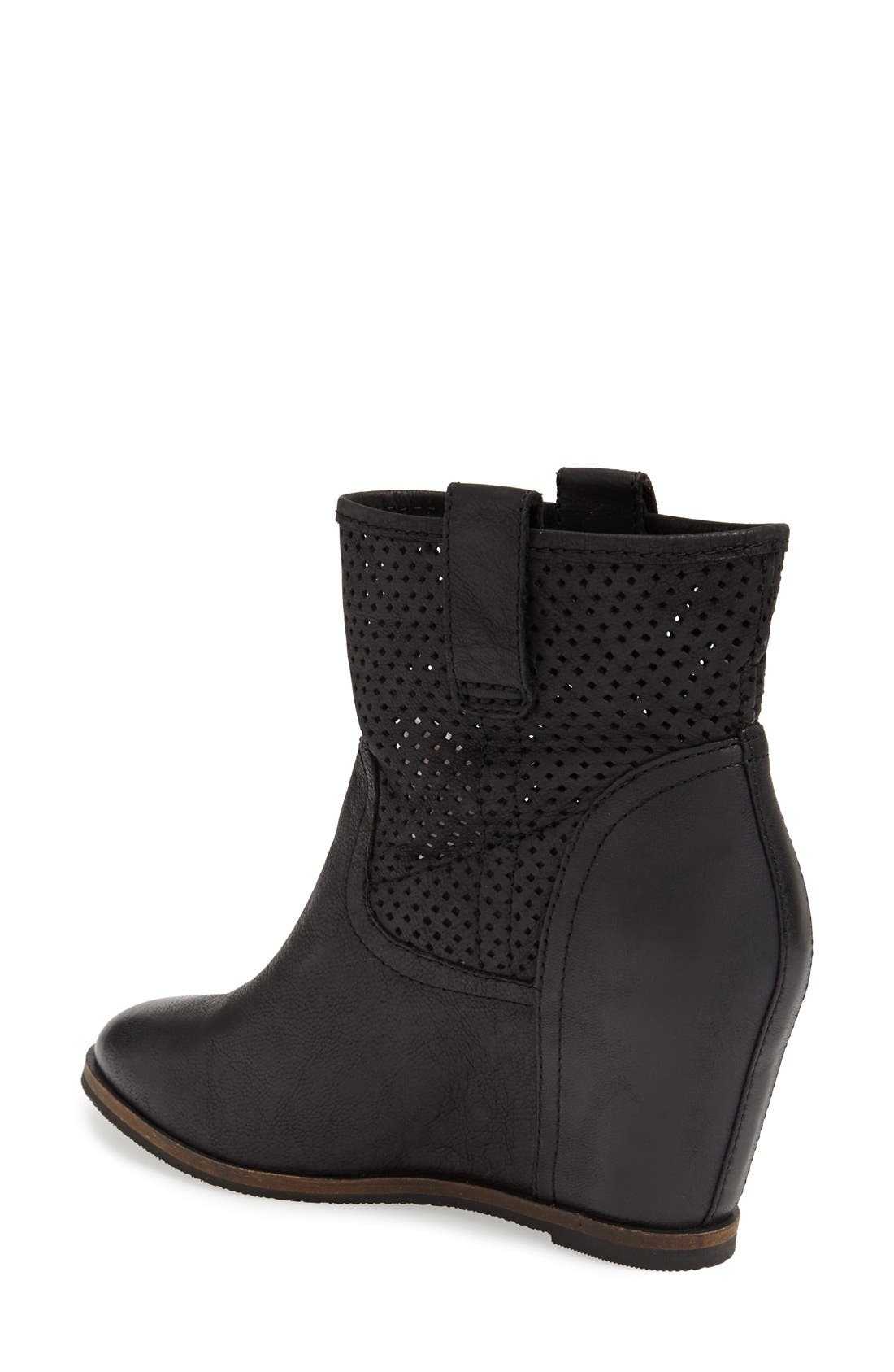 'Keyla' Bootie, Alternate, color, BLACK