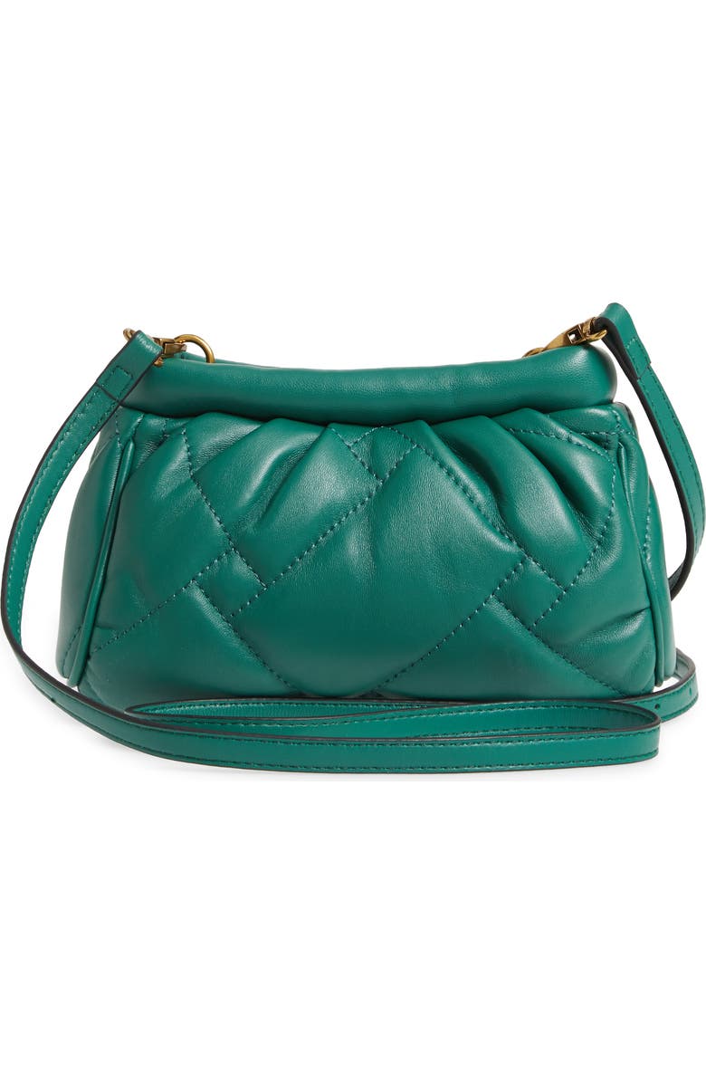 Kurt Geiger London Kensington Quilted Leather Clutch, Alternate, color,