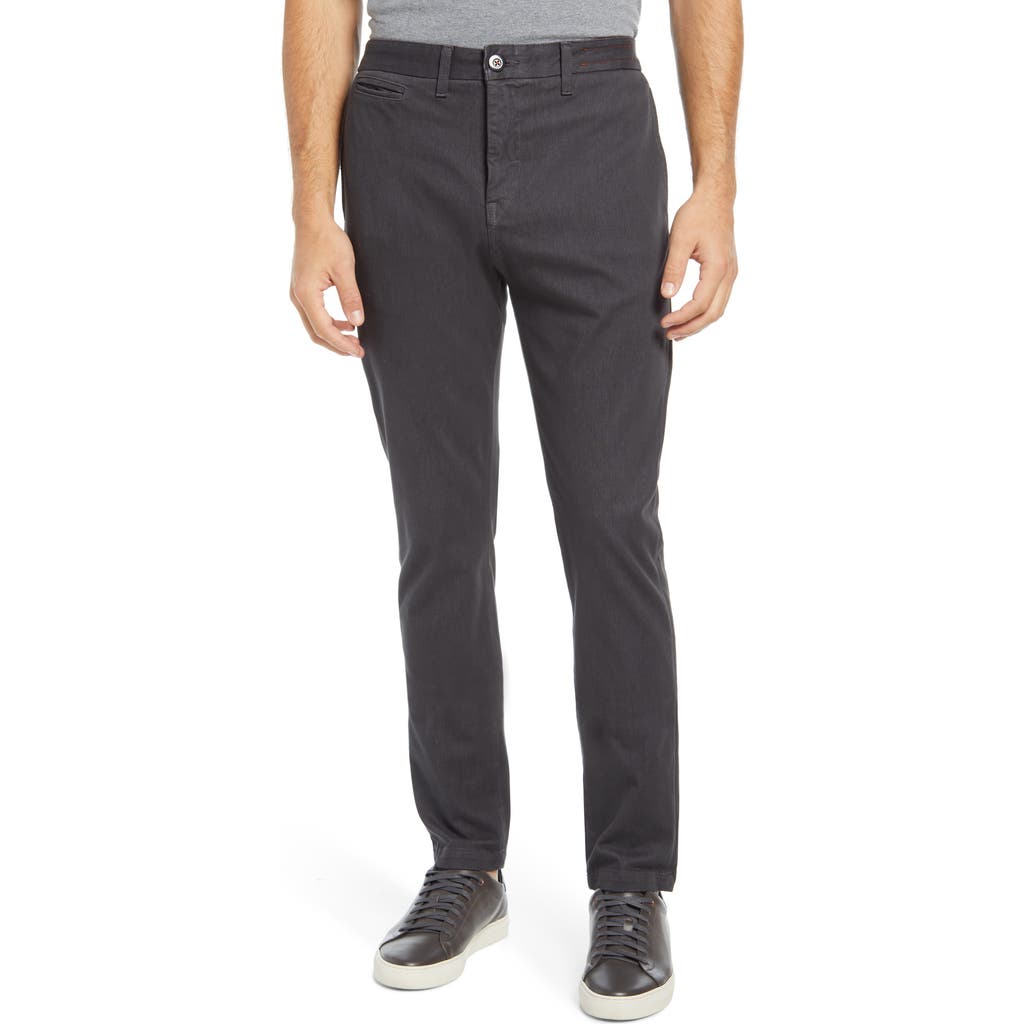 HIROSHI KATO Denit Slim Fit Chinos in Charcoal  product