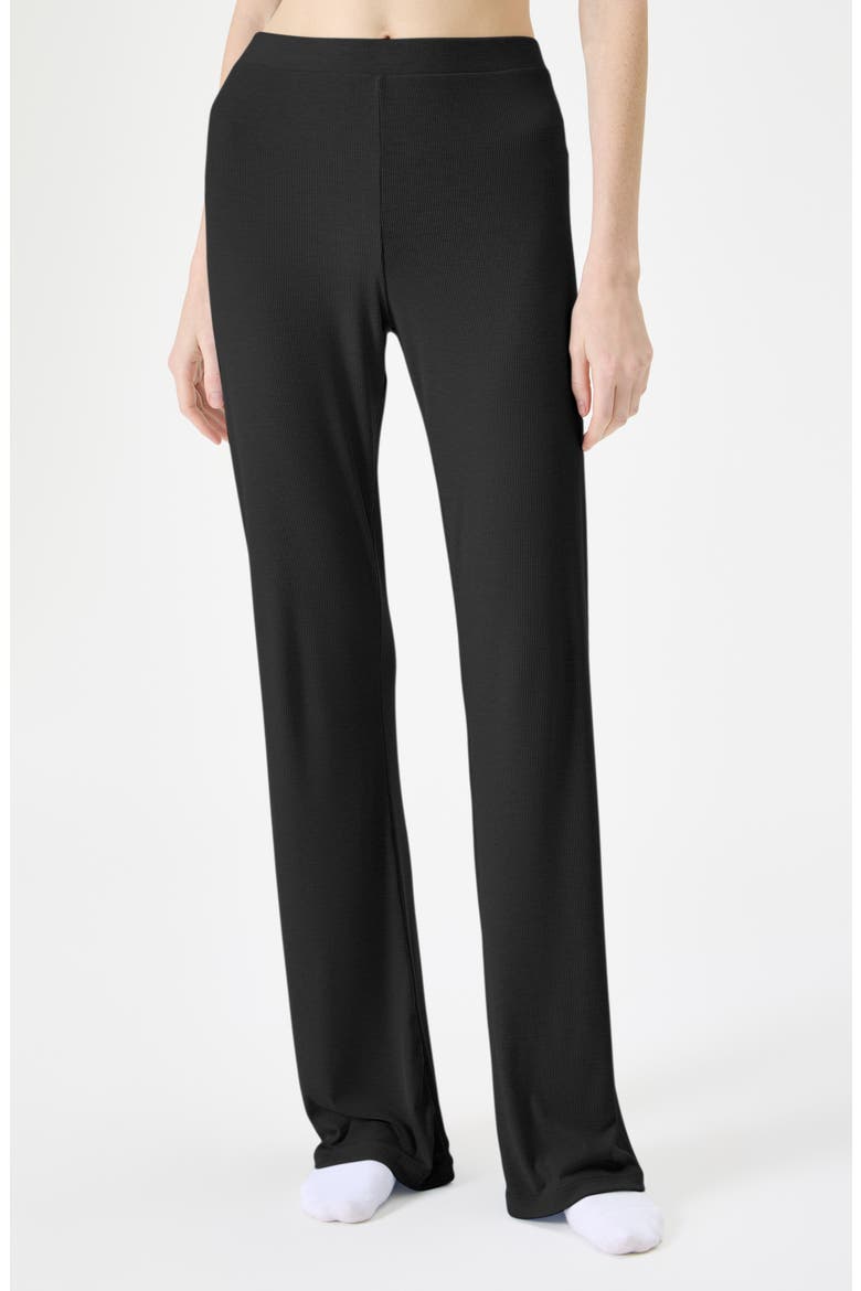 Flare Pants, Main, color, BLACK
