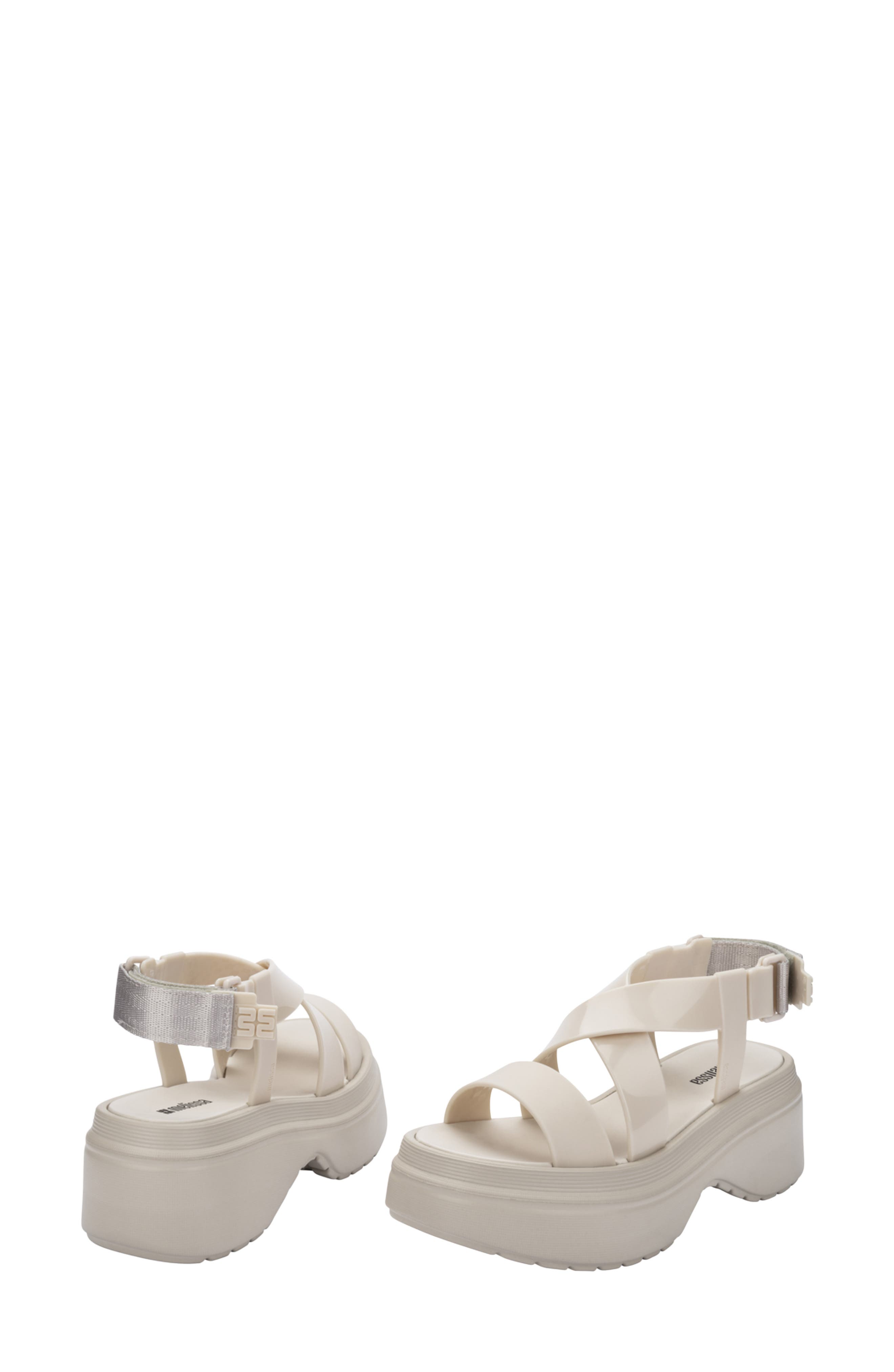Stand Platform Sandal, Alternate, color, BEIGE