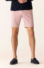 DEKE Oasis 8.5-Inch Linen Blend Bermuda Shorts