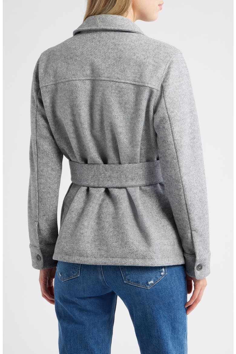 Twill Belted Utility Jacket, Alternate, color, GREY TWILL