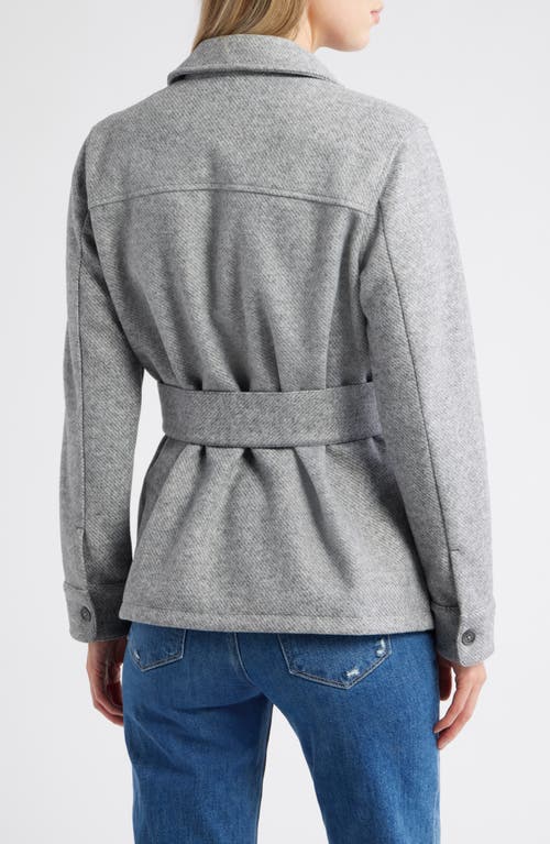 Caslonr Caslon(r) Twill Belted Utility Jacket In Gray