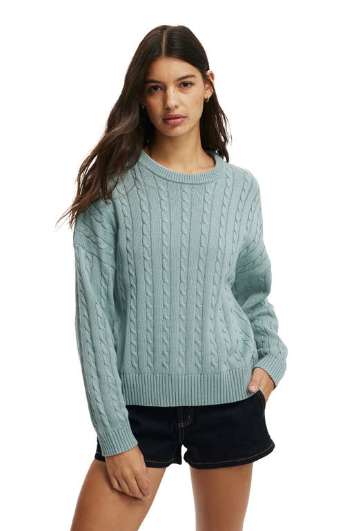 Cotton On Cotton Crew Neck Sweater In Blue