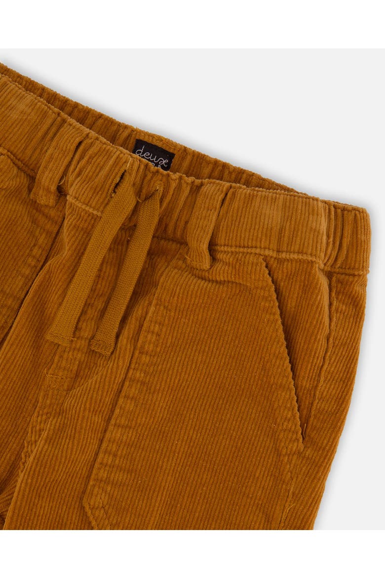 Little Boy's Stretch Corduroy Jogger Pants Caramel Brown, Alternate, color, Chipmunk