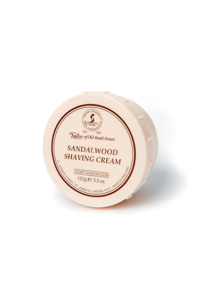 Sandalwood Shaving Cream Bowl, Main, color, White