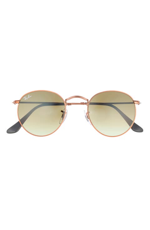 47mm Gradient Round Sunglasses