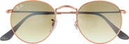 Ray-Ban 47mm Gradient Round Sunglasses
