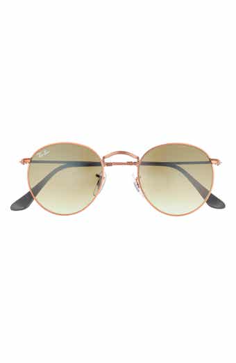 47mm Gradient Round Sunglasses