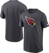 Nike Men's Nike Charcoal Arizona Cardinals Primary Logo T-Shirt