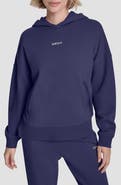 DKNY Metallic Bubble Logo Pullover Hoodie