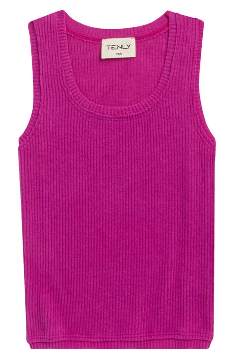 Kids' Hacci Rib Tank (Big Kid)