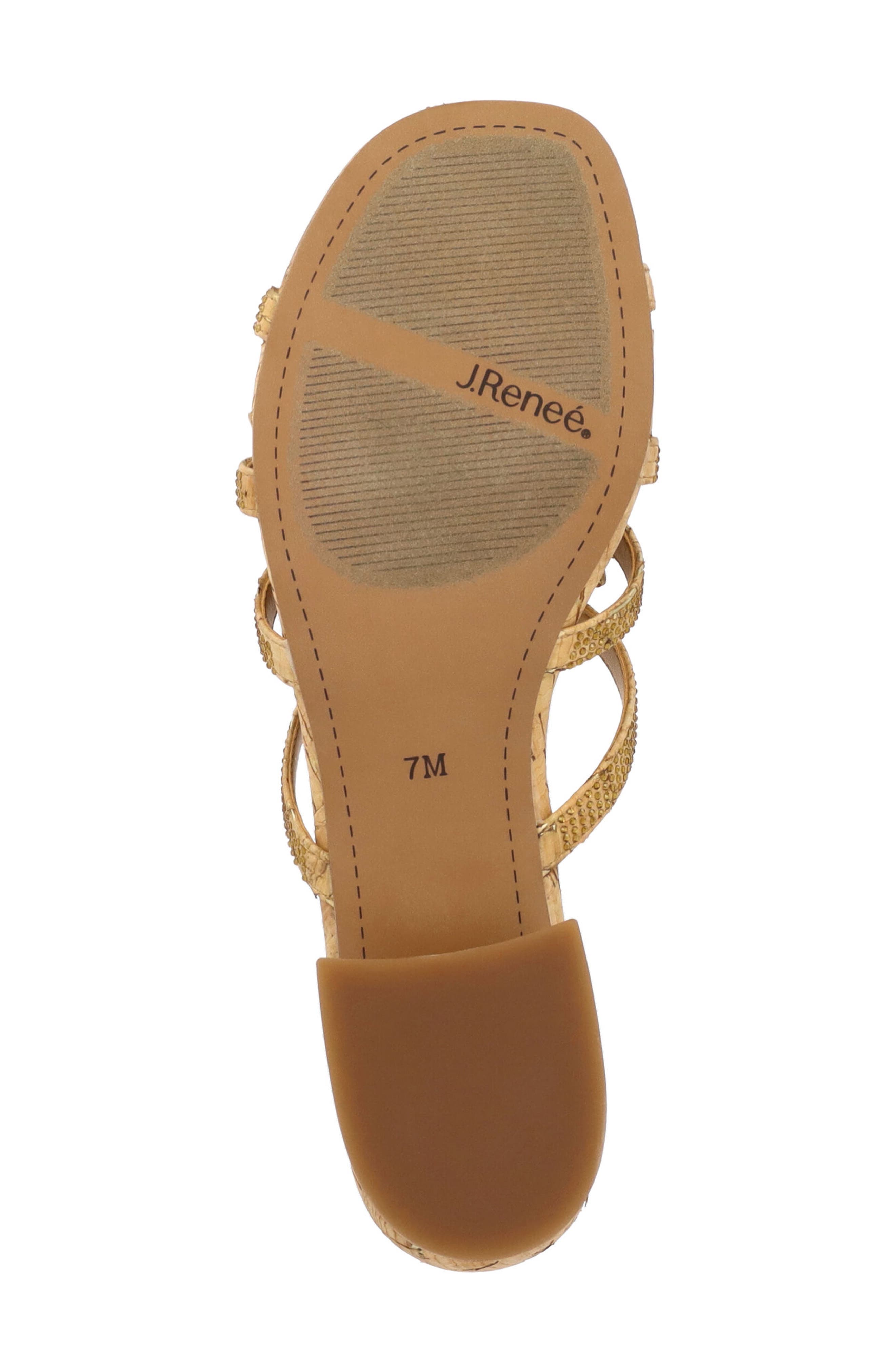 J. Reneé Butterfly Block Heel Sandal, Alternate, color, 