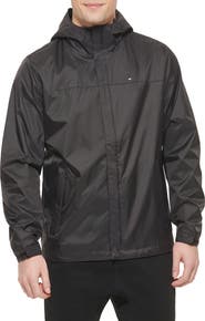 Tommy Hilfiger Nylon Rain Hoodie Jacket