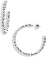 Nordstrom Twisted Rope Hoop Earrings
