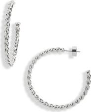 Nordstrom Twisted Rope Hoop Earrings