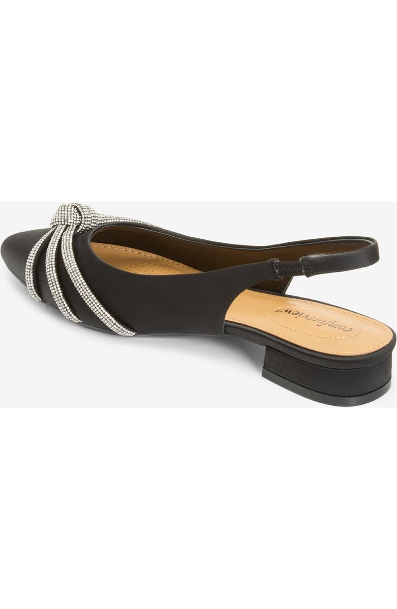 Comfortview The Evelyn Slingback, Alternate, color, Black