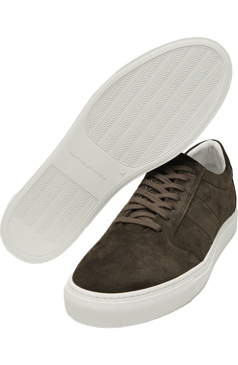Want Les Essentiels Lennon 2.0 Suede Leather Low Sneaker, Alternate, color, Dark Brown
