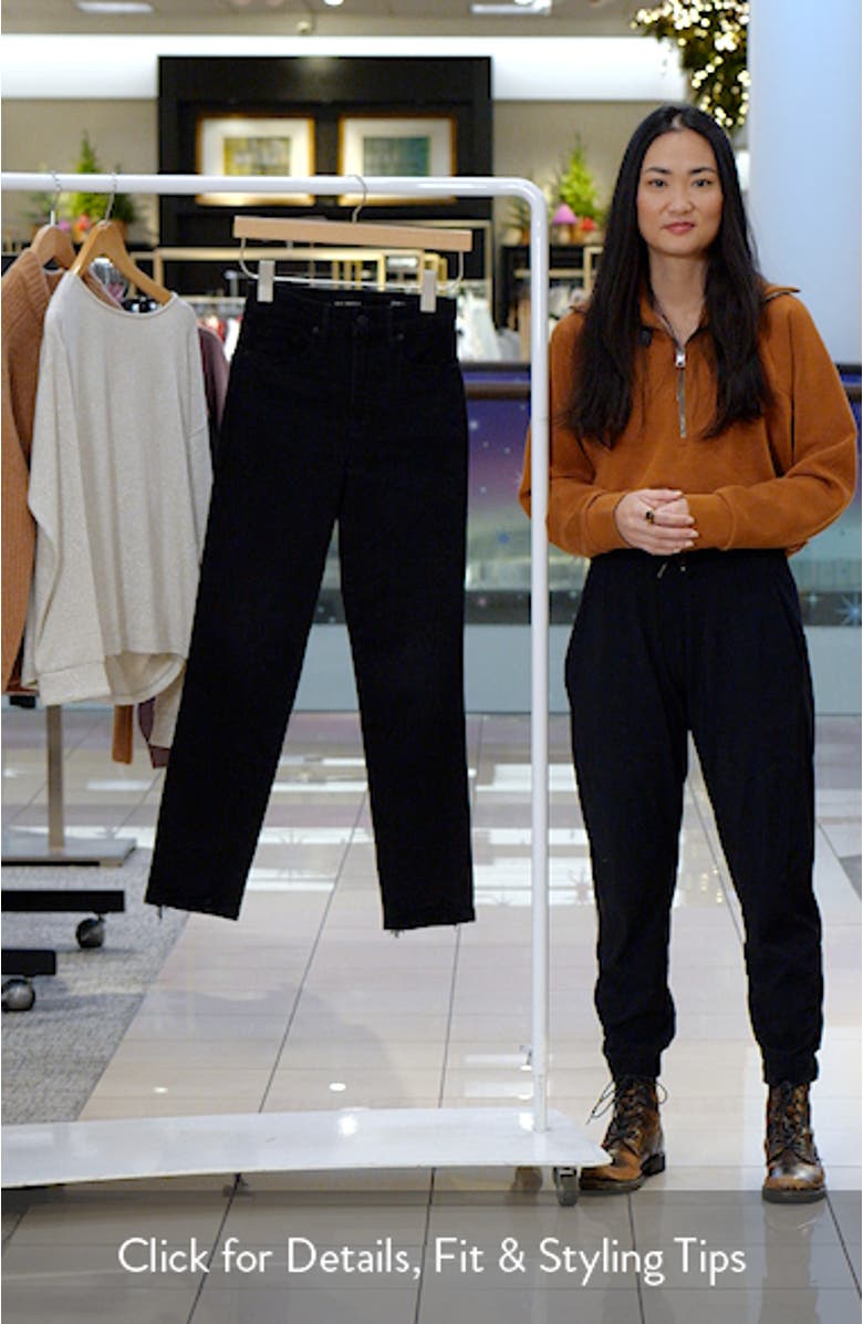 Good Classic Chewed Hem Slim Straight Jeans, sales video thumbnail