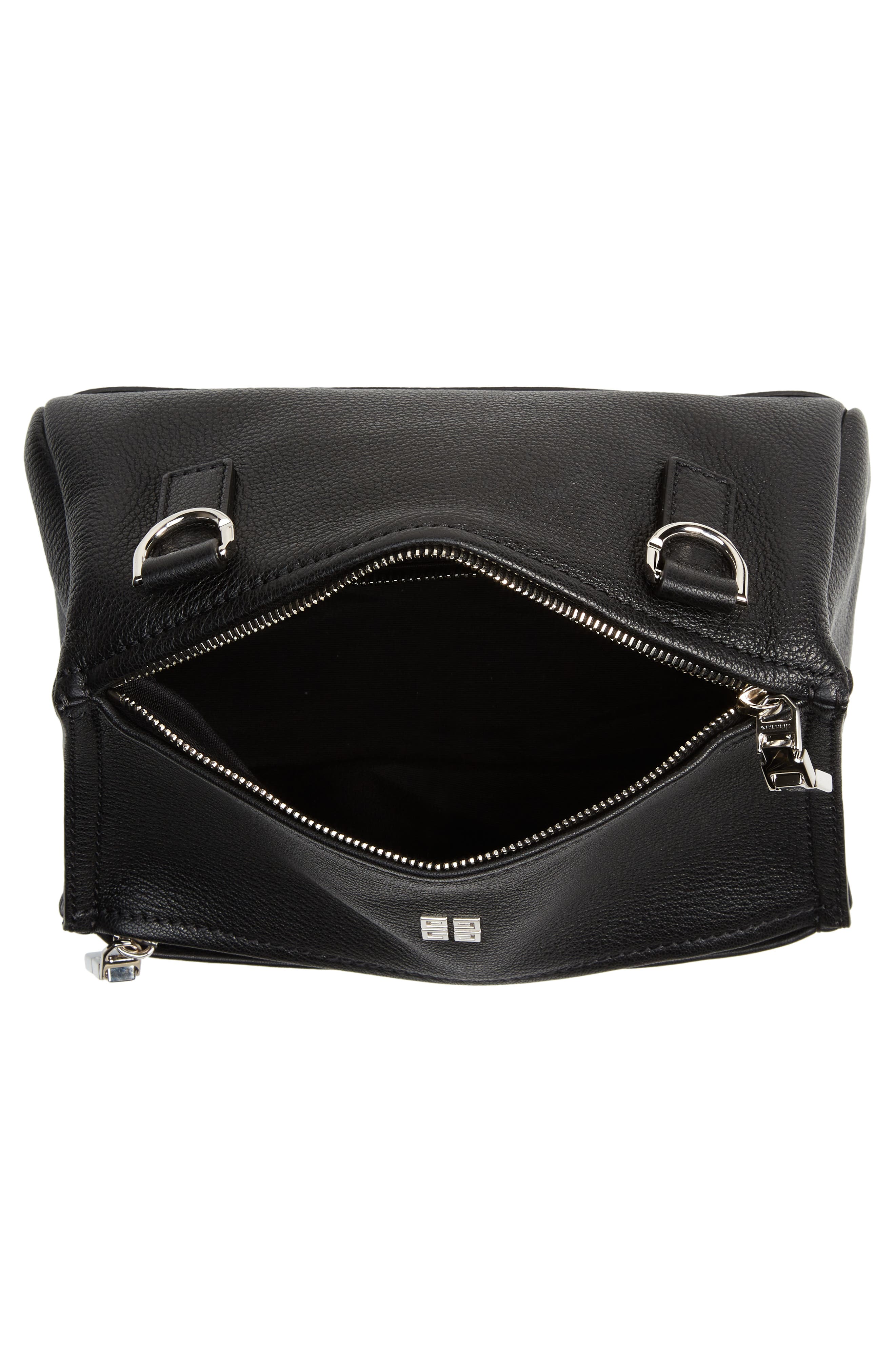 Givenchy Mini Pandora Leather Crossbody Bag, Alternate, color, 