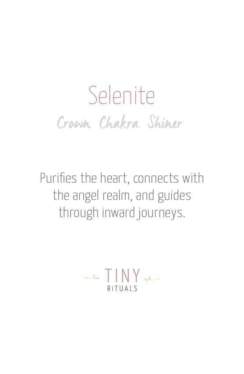 Tiny Rituals Selenite Crystal Recharging Bowl, Alternate, color, White