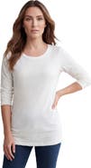 Roaman's Plus Size Ultimate Cotton Crewneck Long Sleeve Tee
