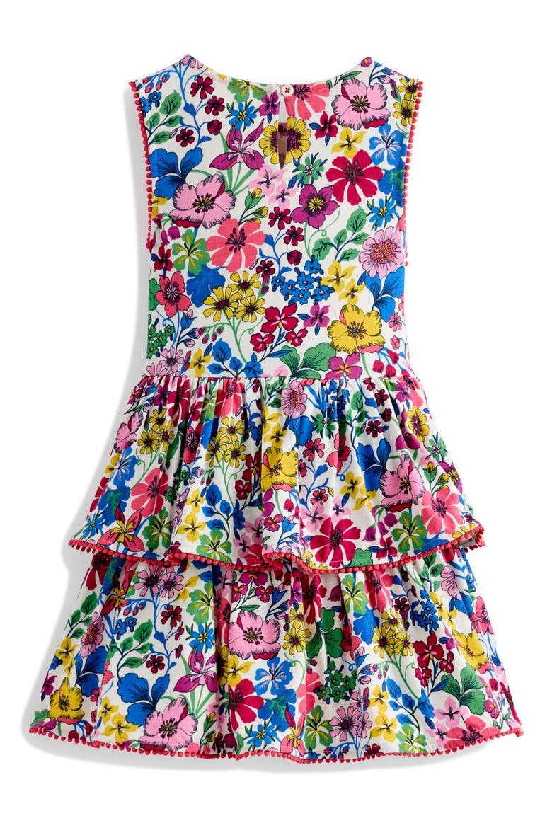 Kids' Tiered Jersey Sundress, Alternate, color, TICKLED PINK FLORAL SPRIG