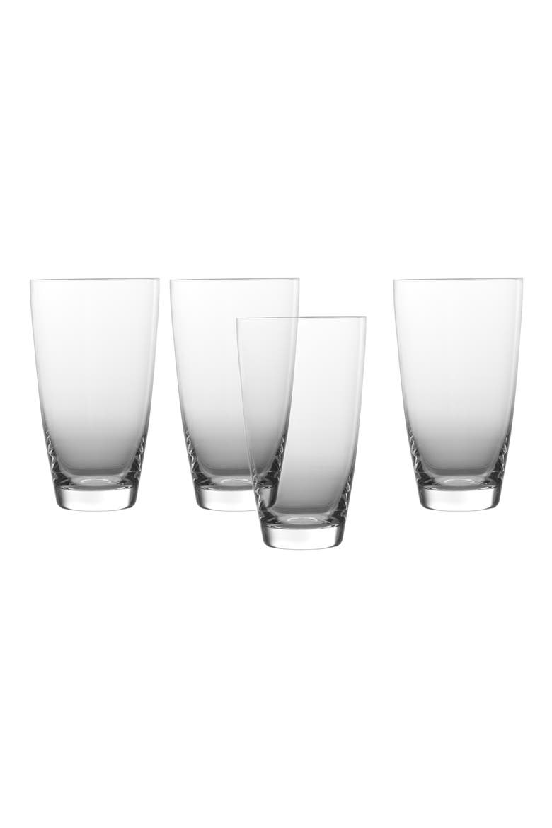 Era Set of 4 Highball Glasses, Main, color, CLEAR