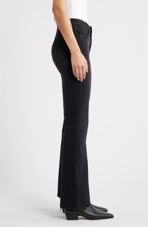 Wit & Wisdom Madison High Waist Itty Bitty Bootcut Jeans In Black