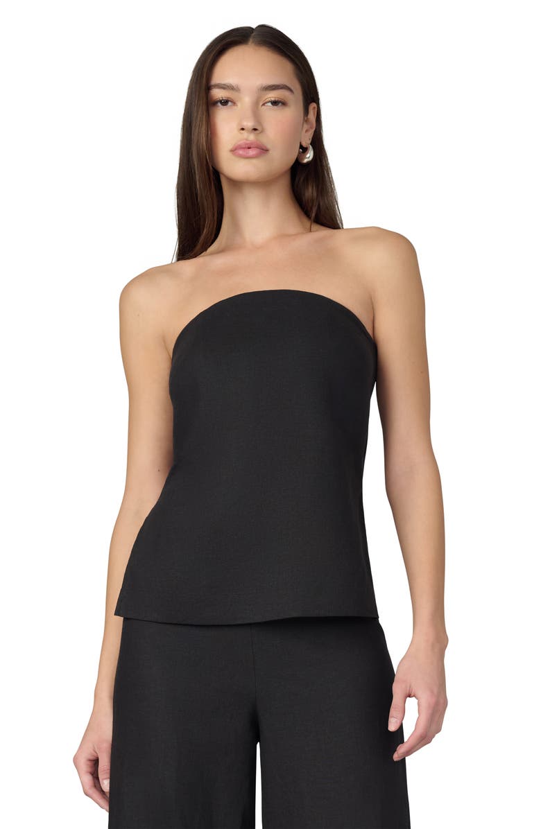 Joe's The Mariel Strapless Top, Alternate, color, Black
