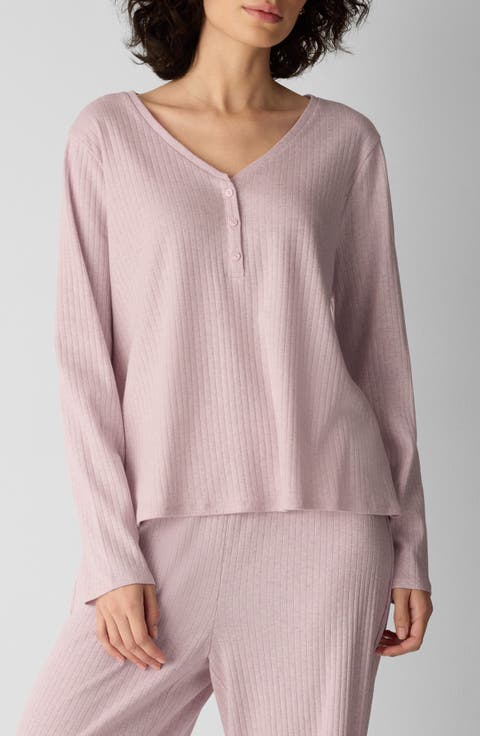 V-Neck Organic Cotton Henley