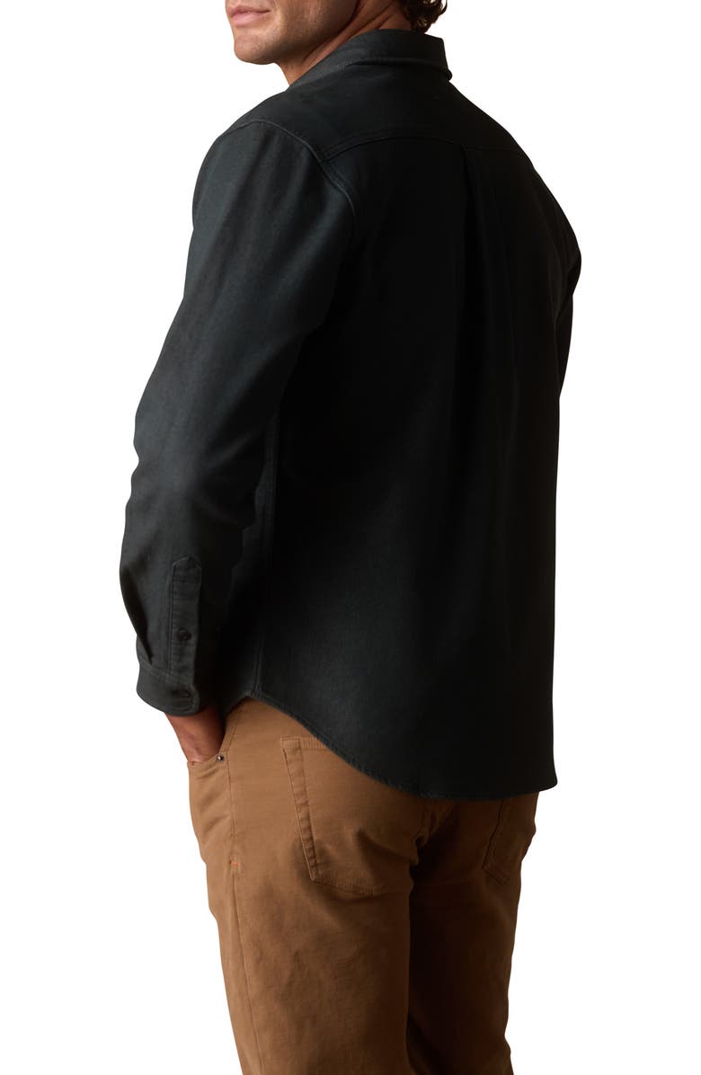 The Normal Brand Big Jake Cotton Blend Button-Up Shirt Jacket, Alternate, color, Green Gables