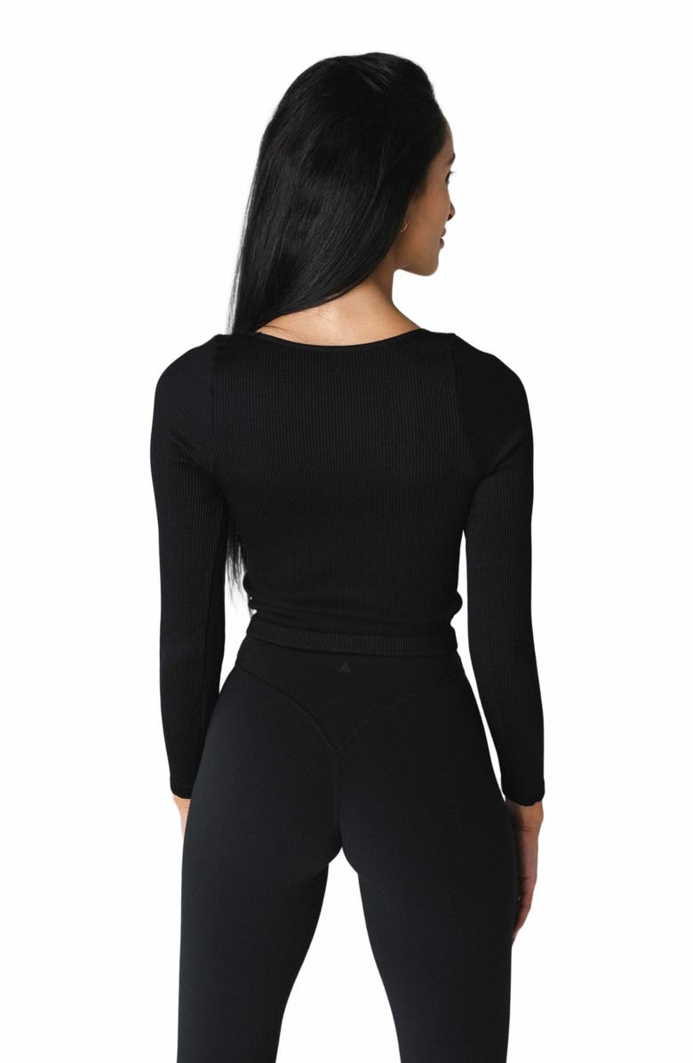 Vitality Synergy V Long Sleeve, Alternate, color, Midnight