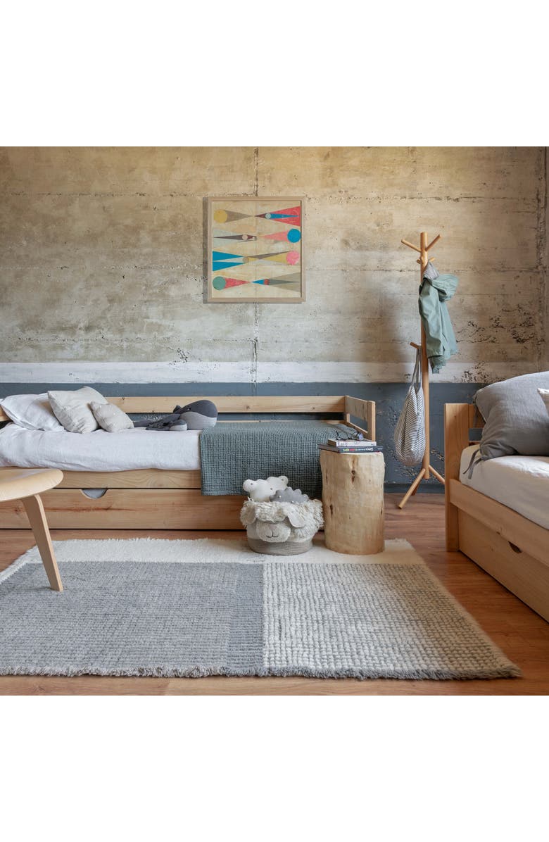 Lorena Canals Woolable Basket Pink Nose Sheep, Alternate, color, Sheep White, Rose, Sandstone