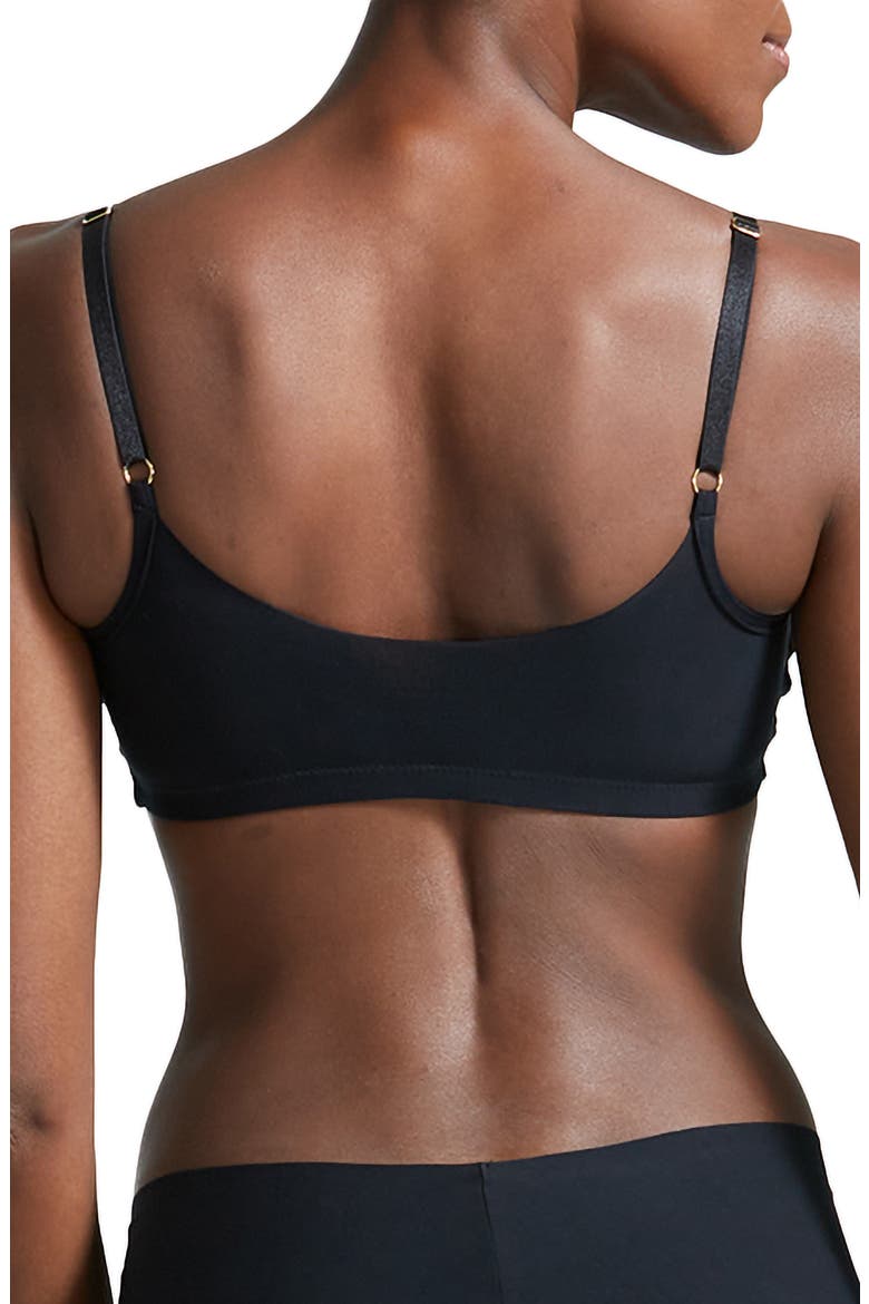 Butter Bralette, Alternate, color, BLACK