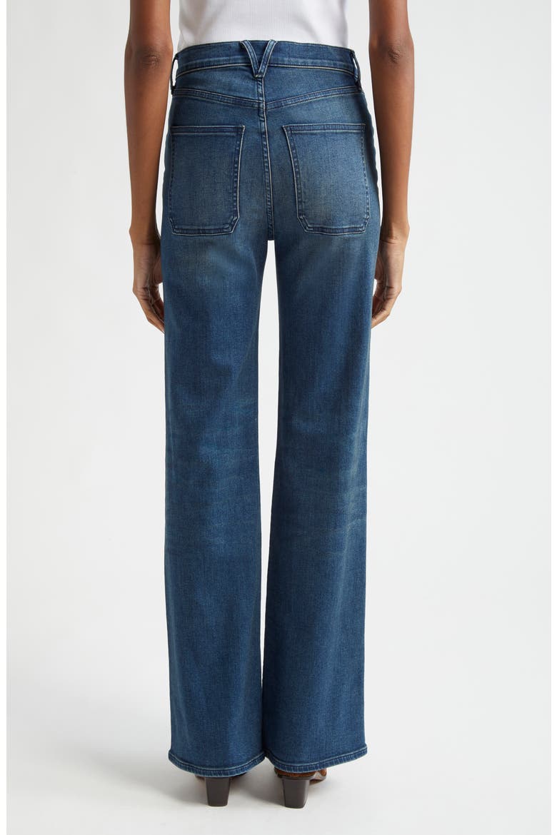 Beverly Patch Pocket High Waist Skinny Flare Jeans, Alternate, color, SEAWATER STONE